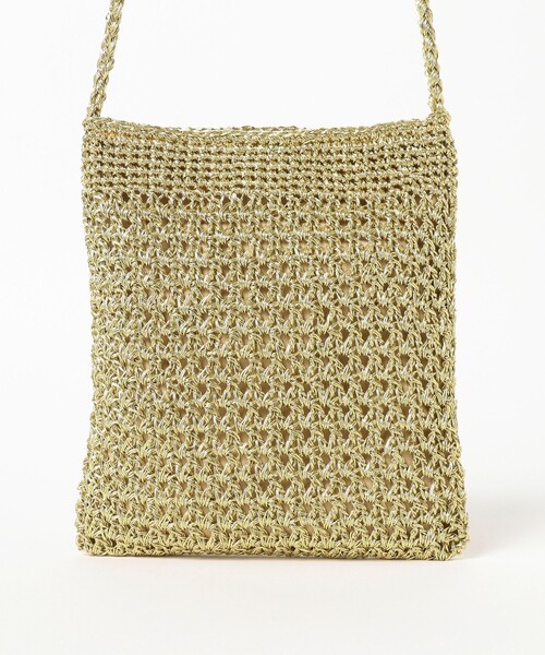 B:MING by BEAMS(ビーミングバイビームス)の「フィルム編み ショルダー バッグ(ショルダーバッグ・レディース・シルバー/ブルー/ゴールド・ONE SIZE)」の8枚目の写真