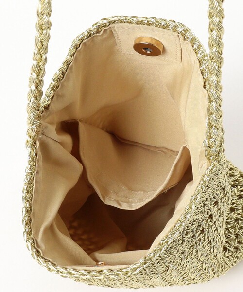 B:MING by BEAMS(ビーミングバイビームス)の「フィルム編み ショルダー バッグ(ショルダーバッグ・レディース・シルバー/ブルー/ゴールド・ONE SIZE)」の9枚目の写真