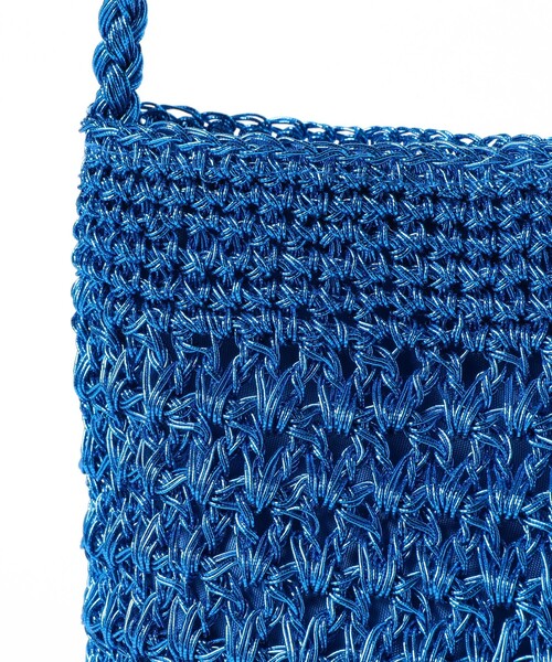 B:MING by BEAMS(ビーミングバイビームス)の「フィルム編み ショルダー バッグ(ショルダーバッグ・レディース・シルバー/ブルー/ゴールド・ONE SIZE)」の14枚目の写真