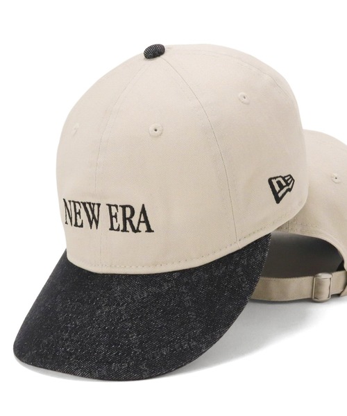 New Era キャップセット ホワイト/ブラック・デニム調 59FIFTY ニューヨーク・ヤンキース ブラック × ホワイト