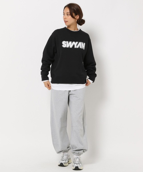 HEREIAM（ヘレイアム）の「【HEREIAM】SPRING READY クルーネックスウェット（スウェット・レディース・ブラック/ブルー/ヘザーグレー/レモンイエロー・LARGE/MEDIUM）」の7枚目の写真