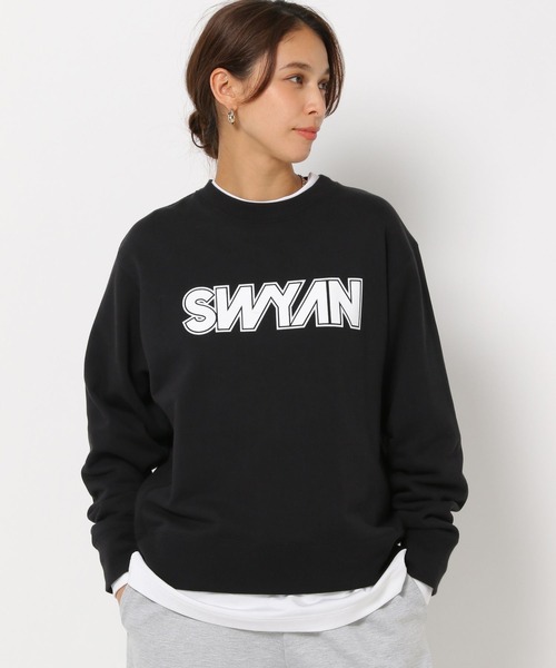 HEREIAM（ヘレイアム）の「【HEREIAM】SPRING READY クルーネックスウェット（スウェット・レディース・ブラック/ブルー/ヘザーグレー/レモンイエロー・LARGE/MEDIUM）」の8枚目の写真