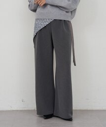SHENERY | 【マイナス3キロ見え！】【名品パンツ】【新色登場！】ダブルクロスワイドパンツ(その他パンツ)