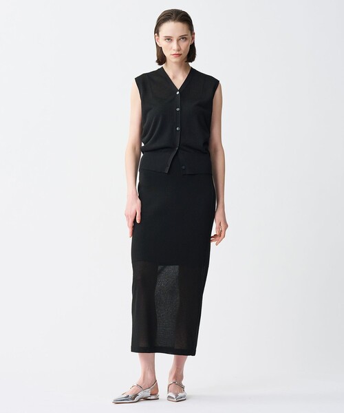 シアーニット Iラインスカート（スカート）｜uncrave（アンクレイヴ