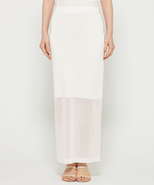 シアーニット Iラインスカート（スカート）｜uncrave（アンクレイヴ