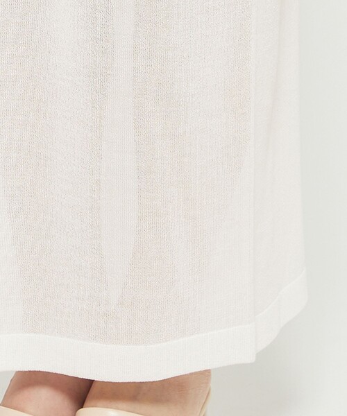 シアーニット Iラインスカート（スカート）｜uncrave（アンクレイヴ