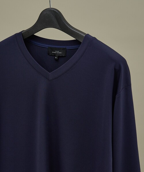 ABAHOUSE(アバハウス)の「【定番】ドレスポンチ Vネック 長袖Tシャツ / ストレッチ(Tシャツ/カットソー・メンズ・ホワイト/グレー/ダークネイビー・44/46/48/50)」の19枚目の写真