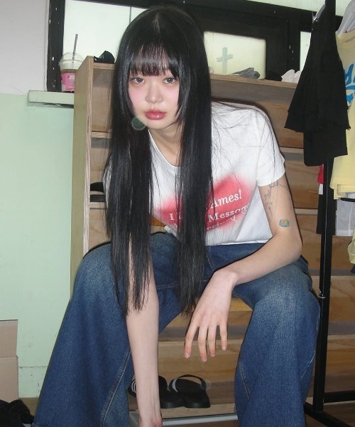 tシャツ A'GEM/9 × .kom 「AMESWORLDWIDE/アメスワールドワイド」LOVE TEE/ラブTEE レディース A'GEM/9 × .kom 『AMESWORLDWIDE/アメスワールドワイド』LOVE