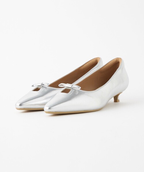 【ほぼ新品】green label relaxingポインテッド/ パンプス ポインテッド フラットシューズ / パンプス（1.5cmヒール）―撥水―