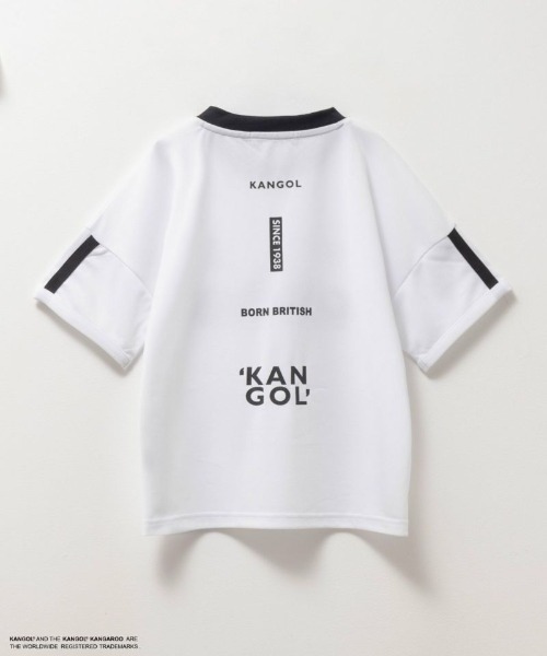 KANGOL(カンゴール)の「【KANGOL/カンゴール】 ドライメッシュTシャツ(Tシャツ/カットソー・キッズ・ブラック/ホワイト・160/150/140/130)」の5枚目の写真