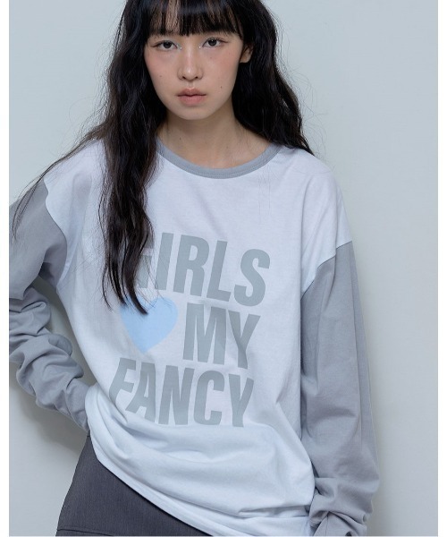 FANCY CLUB(ファンシークラブ)の「NASTY FANCY CLUB/MY FANCY ロングスリーブ(Tシャツ/カットソー・レディース・ブラック/グレー・FREE)」の12枚目の写真