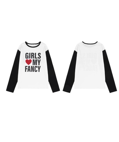 FANCY CLUB(ファンシークラブ)の「NASTY FANCY CLUB/MY FANCY ロングスリーブ(Tシャツ/カットソー・レディース・ブラック/グレー・FREE)」の6枚目の写真