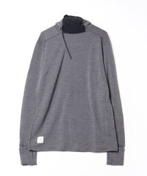 【District Vision】ディストリクトヴィジョン Hooded Merino Grid Fleece