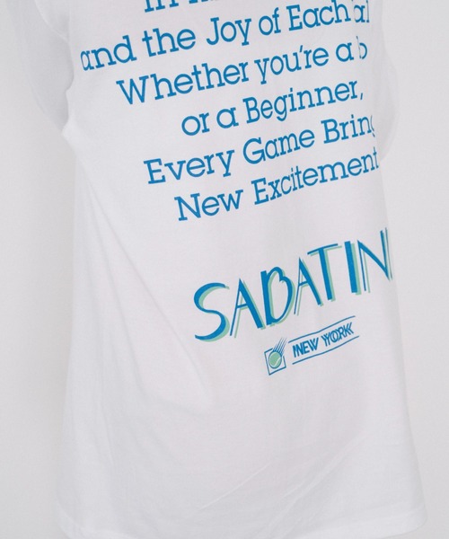 THEATRE PRODUCTS(シアタープロダクツ)の「SABATINI ロングスリーブTシャツ(Tシャツ/カットソー・レディース・ホワイト/ブラック/グリーン・FREE)」の8枚目の写真