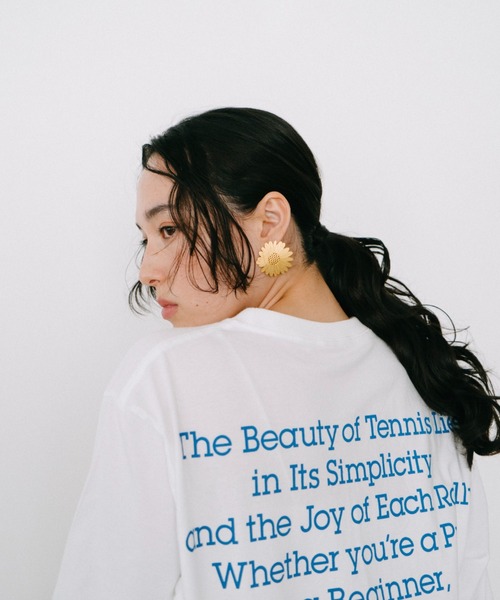 THEATRE PRODUCTS(シアタープロダクツ)の「SABATINI ロングスリーブTシャツ(Tシャツ/カットソー・レディース・ホワイト/ブラック/グリーン・FREE)」の10枚目の写真