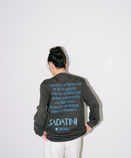 THEATRE PRODUCTS(シアタープロダクツ)の「SABATINI ロングスリーブTシャツ(Tシャツ/カットソー・レディース・ホワイト/ブラック/グリーン・FREE)」の16枚目の写真