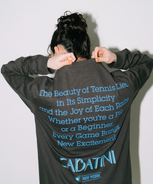 THEATRE PRODUCTS(シアタープロダクツ)の「SABATINI ロングスリーブTシャツ(Tシャツ/カットソー・レディース・ホワイト/ブラック/グリーン・FREE)」の18枚目の写真