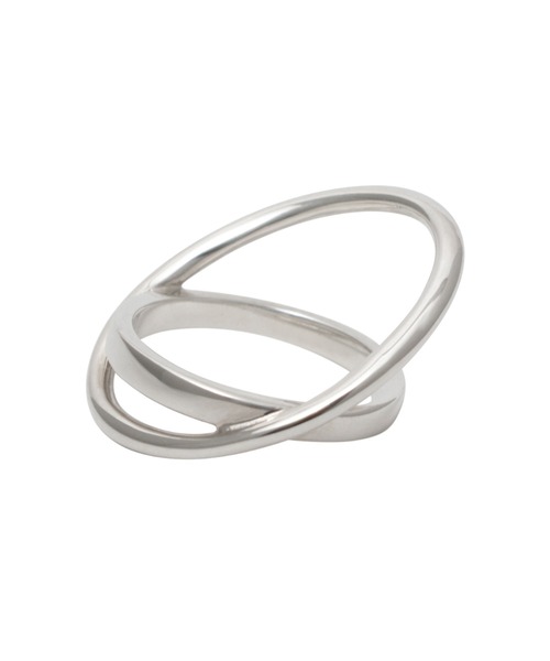 YArKA（ヤーカ）の「【YArKA/ヤーカ】circle & oval overlap ring [luslep4] / 円と楕円の重なりリング（リング・メンズ・シルバー/ゴールド/その他1・#7/#9/#11/#13/#15）」の12枚目の写真