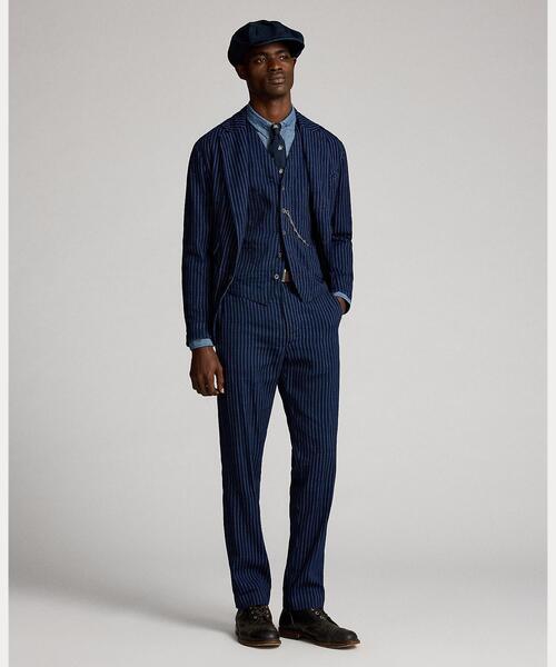 RRL(ダブル アール エル)の「アンコンストラクテッド インディゴ ツイル スポーツ コート(テーラードジャケット・メンズ・ブルー・L/M/S/XL/XXL)」の6枚目の写真