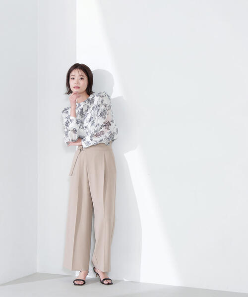 NATURAL BEAUTY BASIC(ナチュラルビューティーベーシック)の「◇アシメタックパンツ(その他パンツ・レディース・ベージュ/オフホワイト・MEDIUM/P/S)」の17枚目の写真