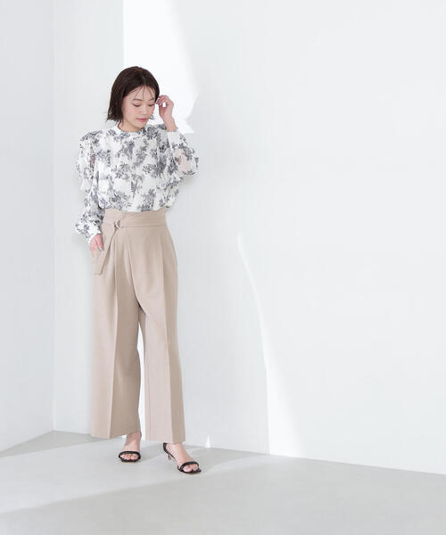 NATURAL BEAUTY BASIC(ナチュラルビューティーベーシック)の「◇アシメタックパンツ(その他パンツ・レディース・ベージュ/オフホワイト・MEDIUM/P/S)」の18枚目の写真