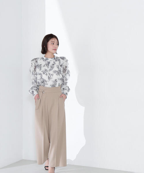 NATURAL BEAUTY BASIC(ナチュラルビューティーベーシック)の「◇アシメタックパンツ(その他パンツ・レディース・ベージュ/オフホワイト・MEDIUM/P/S)」の20枚目の写真