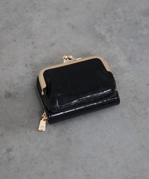 ammy. | 【 ammy. / エイミードット 】 2way クロコダイル デザイン ウォレット / がま口 コインケース(財布)