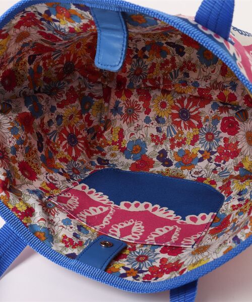 tsumori chisato CARRY（ツモリチサトキャリー）の「ハンドバッグ　ツモリチサト　ダイヤモンドフラワー（ハンドバッグ・レディース・ブルー/ブラック・FREE）」の5枚目の写真