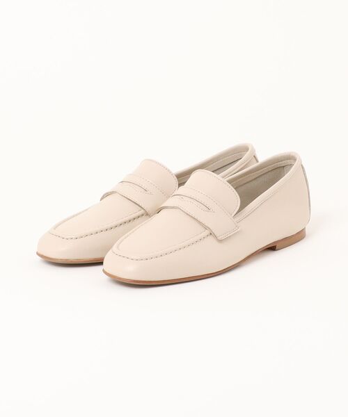 CORSO ROMA,9(コルソローマ)の「【CORSO ROMA 9】スクエアトウフラットローファー(W51616)(ローファー・レディース・ベージュ系その他/ホワイト/ベージュ/ブラック・35/36/37/39/38)」の14枚目の写真