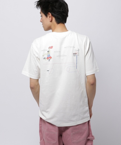 セール】【New Balance】Athletics Relaxed Hoops Cartoon T