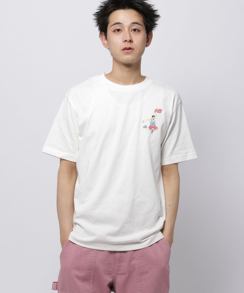Sea NEW YORK★カロライナ チノ Tシャツ バブルドレス T-CRAU Stretch jersey top with Livestream print｜マルチ