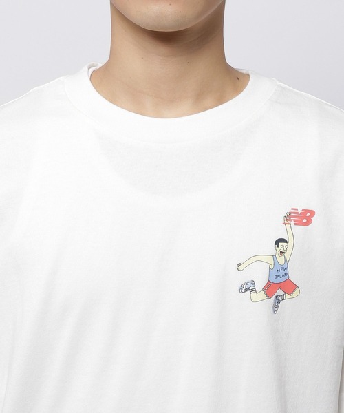 New Balance】Athletics Relaxed Hoops Cartoon Tシャツ（T