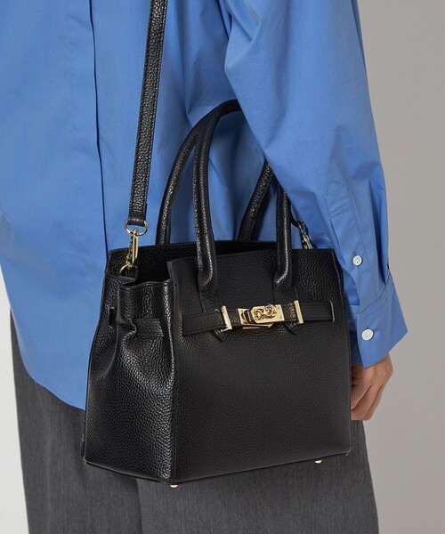 AULENTTI（オウレンティ）の「＜AULENTTI＞EL996BAG（ショルダーバッグ・レディース・ナチュラル/ブラック・FREE）」の4枚目の写真