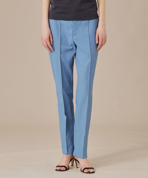 MACKINTOSH LONDON(マッキントッシュ ロンドン)の「【婦人画報掲載】コットンリネンブレンドオックステーパードパンツ(その他パンツ・レディース・ホワイト系その他/ネイビー/ブルー系その他4・40/36/38)」の3枚目の写真