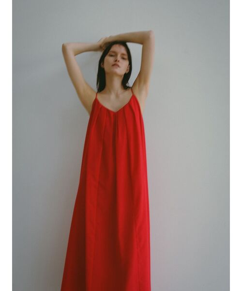 ELENDEEK（エレンディーク）の「バックティアードキャミワンピース（ワンピース・レディース・ブラック/レッド・FREE）」の10枚目の写真