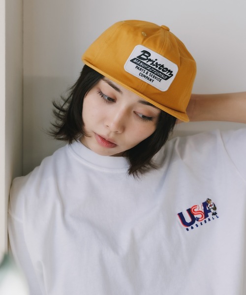 BRIXTON（ブリクストン）の「BRIXTON/ブリクストン TOWNSHIP NP HP SNPK キャップ（キャップ・メンズ・ブラック/イエロー・ONE SIZE）」の2枚目の写真