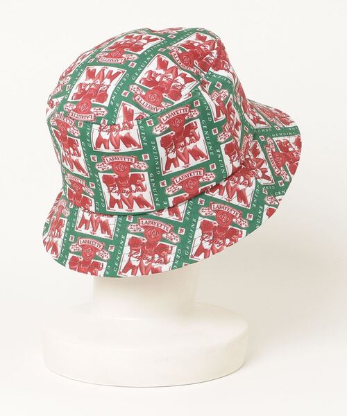 LFYT（エルエフワイティー）の「LFYT ラファイエット【Lafayette】- ロゴ ストリート アウトドア アメリカ オリジナル コットン バケットハット【WEISER BUCKET HAT LS251410】（ハット・メンズ・レッド/グリーン/ライトブルー・ONE SIZE）」の4枚目の写真