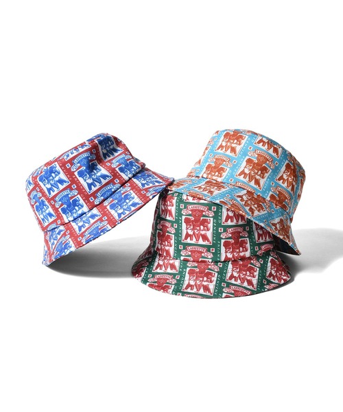 LFYT（エルエフワイティー）の「LFYT ラファイエット【Lafayette】- ロゴ ストリート アウトドア アメリカ オリジナル コットン バケットハット【WEISER BUCKET HAT LS251410】（ハット・メンズ・レッド/グリーン/ライトブルー・ONE SIZE）」の10枚目の写真