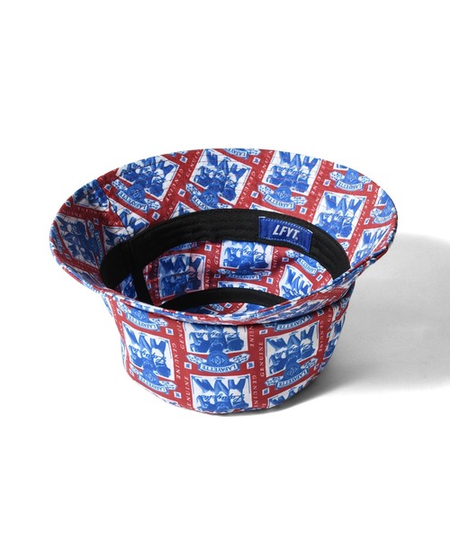 LFYT（エルエフワイティー）の「LFYT ラファイエット【Lafayette】- ロゴ ストリート アウトドア アメリカ オリジナル コットン バケットハット【WEISER BUCKET HAT LS251410】（ハット・メンズ・レッド/グリーン/ライトブルー・ONE SIZE）」の8枚目の写真