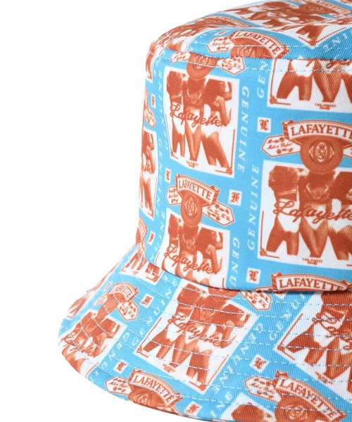 LFYT（エルエフワイティー）の「LFYT ラファイエット【Lafayette】- ロゴ ストリート アウトドア アメリカ オリジナル コットン バケットハット【WEISER BUCKET HAT LS251410】（ハット・メンズ・レッド/グリーン/ライトブルー・ONE SIZE）」の6枚目の写真