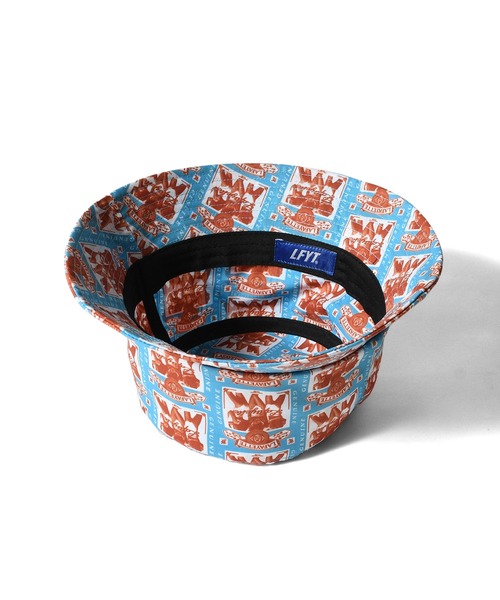 LFYT（エルエフワイティー）の「LFYT ラファイエット【Lafayette】- ロゴ ストリート アウトドア アメリカ オリジナル コットン バケットハット【WEISER BUCKET HAT LS251410】（ハット・メンズ・レッド/グリーン/ライトブルー・ONE SIZE）」の5枚目の写真