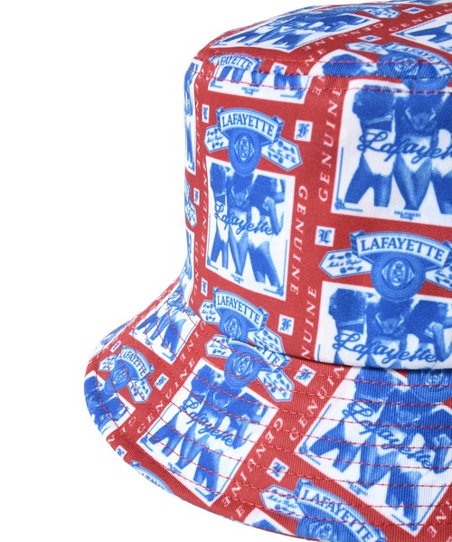 LFYT（エルエフワイティー）の「LFYT ラファイエット【Lafayette】- ロゴ ストリート アウトドア アメリカ オリジナル コットン バケットハット【WEISER BUCKET HAT LS251410】（ハット・メンズ・レッド/グリーン/ライトブルー・ONE SIZE）」の9枚目の写真