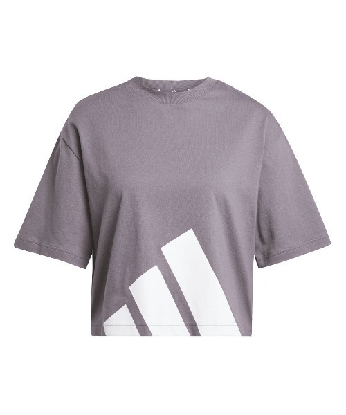 adidas(アディダス)の「アディダス adidas エッセンシャルズ ビッグロゴTシャツ(Tシャツ/カットソー・レディース・サンドグレー/チャコールグレー/ペールイエロー・S/M/L/XL)」の6枚目の写真