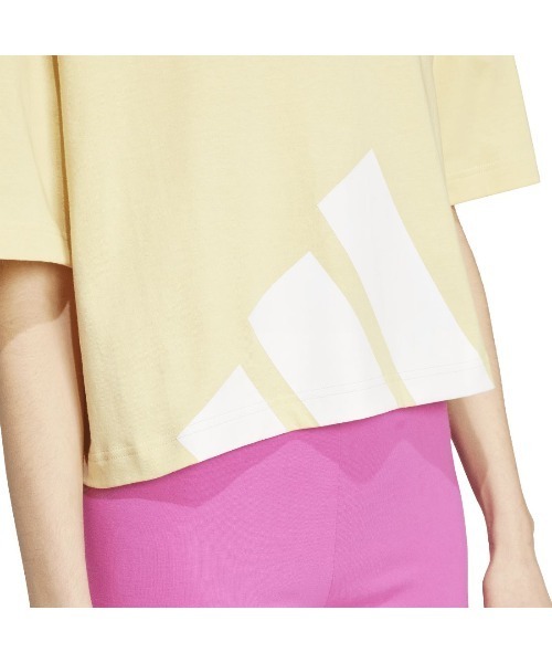 adidas(アディダス)の「アディダス adidas エッセンシャルズ ビッグロゴTシャツ(Tシャツ/カットソー・レディース・サンドグレー/チャコールグレー/ペールイエロー・S/M/L/XL)」の12枚目の写真
