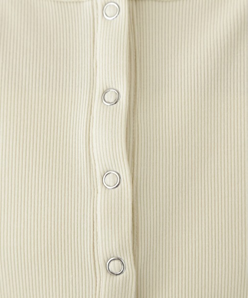 N.(N. Natural Beauty Basic)(エヌエヌナチュラルビューティーベーシック)の「ヘンリーネック五分袖カットソー(Tシャツ/カットソー・レディース・オフホワイト/ピンク/ホワイト系その他・MEDIUM)」の14枚目の写真