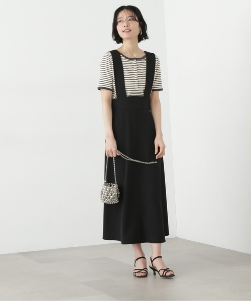 N.(N. Natural Beauty Basic)(エヌエヌナチュラルビューティーベーシック)の「ヘンリーネック五分袖カットソー(Tシャツ/カットソー・レディース・オフホワイト/ピンク/ホワイト系その他・MEDIUM)」の18枚目の写真