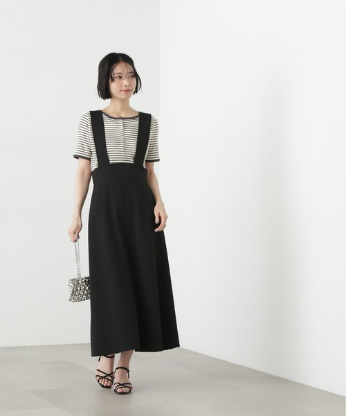 N.(N. Natural Beauty Basic)(エヌエヌナチュラルビューティーベーシック)の「ヘンリーネック五分袖カットソー(Tシャツ/カットソー・レディース・オフホワイト/ピンク/ホワイト系その他・MEDIUM)」の19枚目の写真