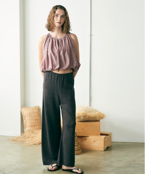 WALANCE(ワランス)の「organic cotton balloon top(タンクトップ・レディース・ダークグレー/ブラウン/パープル・FREE)」の19枚目の写真