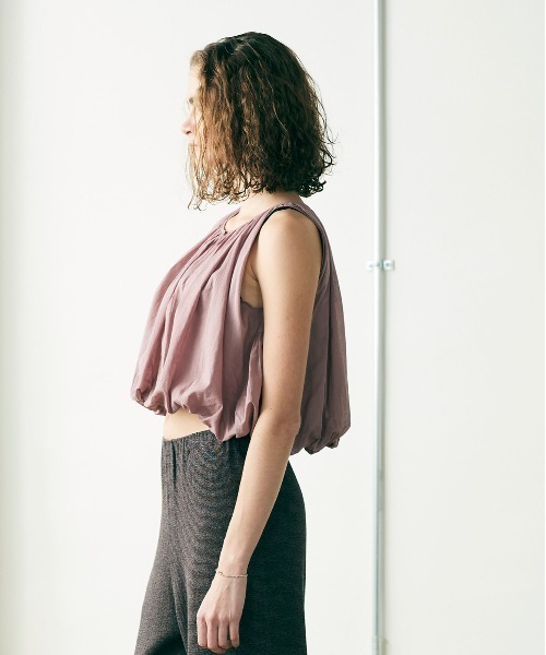 WALANCE(ワランス)の「organic cotton balloon top(タンクトップ・レディース・ダークグレー/ブラウン/パープル・FREE)」の21枚目の写真