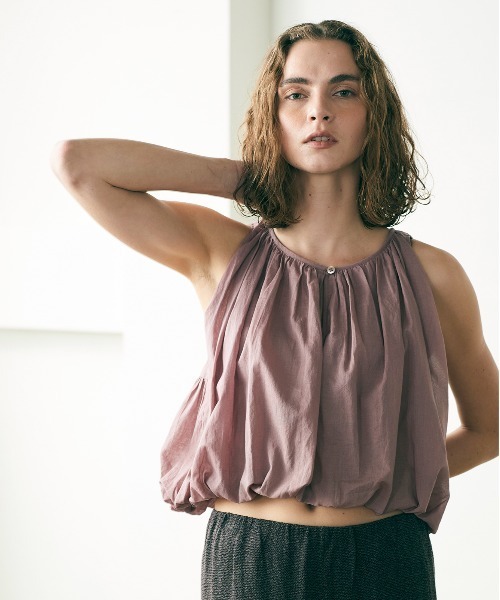 WALANCE(ワランス)の「organic cotton balloon top(タンクトップ・レディース・ダークグレー/ブラウン/パープル・FREE)」の20枚目の写真